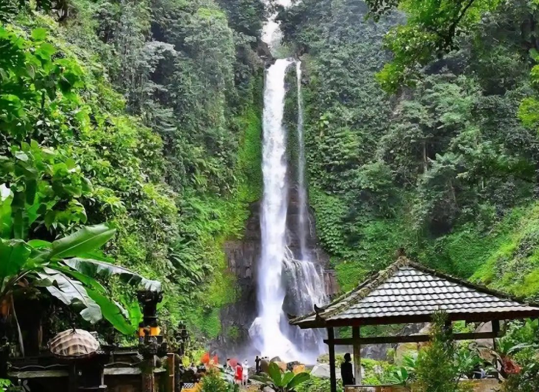 Gitgit Waterfall, one of the most famous waterfalls in Bali